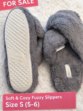 Grey Slippers